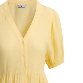 Leotine Dress Yellow URBAN PIONEERS - bild 3