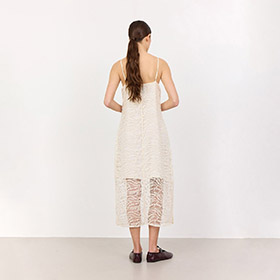 Lia Strap Klnning Offwhite LEVETE ROOM - bild 2