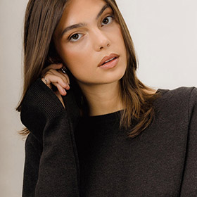 Lili Sweater Dk Brown URBAN PIONEERS - bild 4