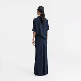 Lima Tee Silk Midnight Blue  AHLVAR GALLERY - bild 3