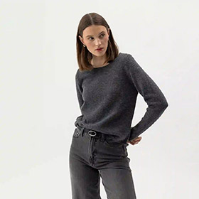 Linda Crew Dark Grey Mel HOLEBROOK - bild 3