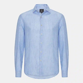 Linen Shirt New Lght Blue LESS WORRIES - bild 3