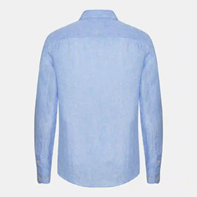 Linen Shirt New Lght Blue LESS WORRIES - bild 4