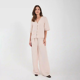 Lineo Pants Light Rose NORR - bild 3