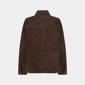 Lula Goat Sude Shirt Jacket Dk Brown RockandBlue - bild 2