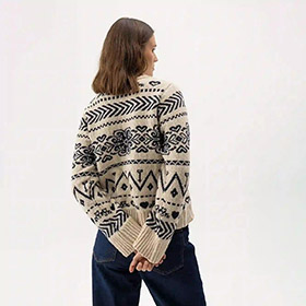 Magda Crew Sand/Navy HOLEBROOK - bild 2