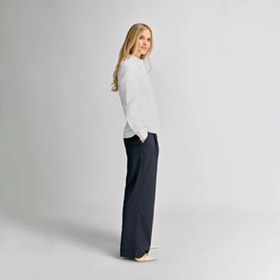 Margaret Pants Pinstripe Navy URBAN PIONEERS - bild 2