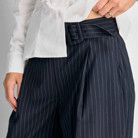 Margaret Pants Pinstripe Navy URBAN PIONEERS - bild 3