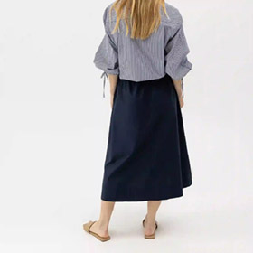 Marie Skirt Navy HOLEBROOK - bild 2