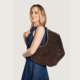 Mocka Bag Ferarra Chocolate Brown LATALIA - bild 4