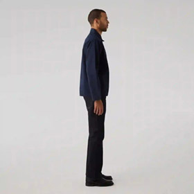 Modern Chore Jacket Dark Navy SABURO - bild 3