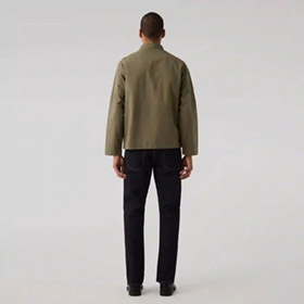 Modern Chore Jacket Olive SABURO - bild 4