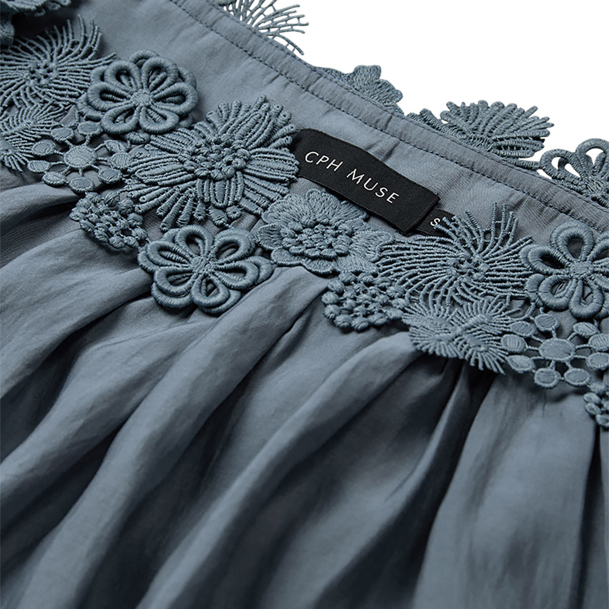 Molly Blouse Offshoulder Blue Mirage  COPENHAGEN MUSE - bild 3