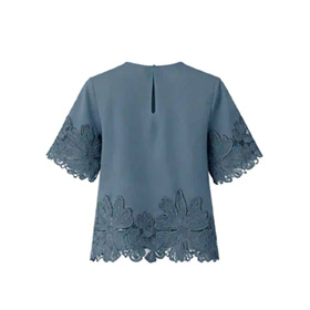 Molly Blousse Blue Mirage COPENHAGEN MUSE - bild 2