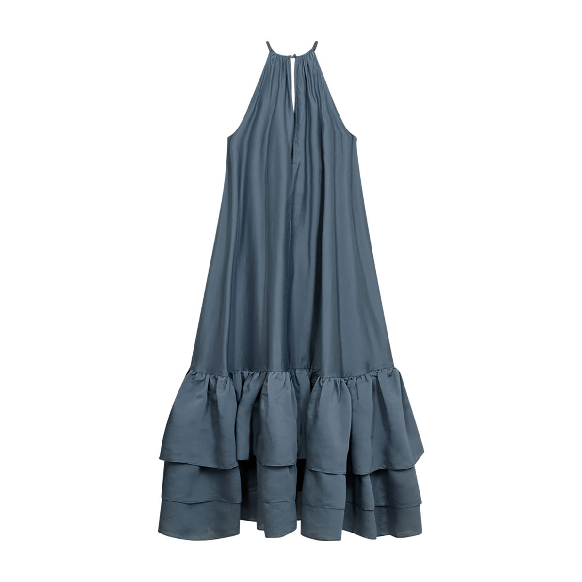 Molly Dress Frill Blue Mirage COPENHAGEN MUSE - bild 2