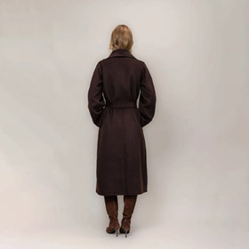 Monica Coat Black Coffee URBAN PIONEERS - bild 5