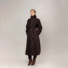 Monica Coat Black Coffee URBAN PIONEERS - bild 1