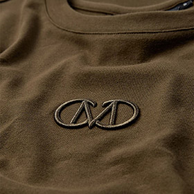 Muse Tee Logo Embriodery Dark Olive COPENHAGEN MUSE - bild 3