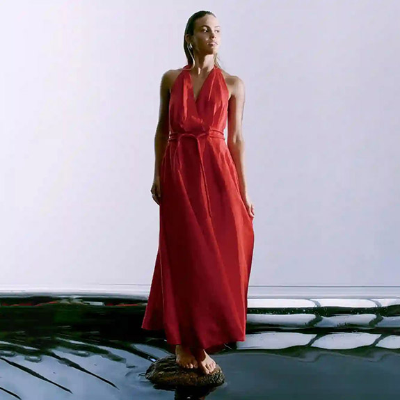 Natuli Dress Tomato COPENHAGEN MUSE - bild 3