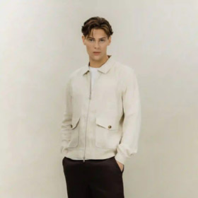 Niccolo Linen Jacket Sand URBAN PIONEERS - bild 1