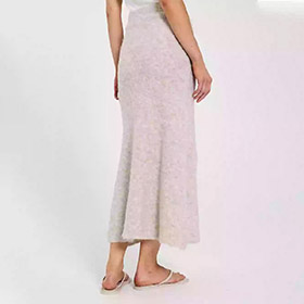 Filine Knit Skirt Beige - bild 3
