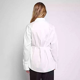Mona Solid Shirt White - bild 2