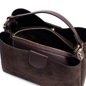 Novara Suede Dk Brown LATALIA - bild 2