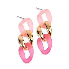 Chain Earring Rosa - bild 1