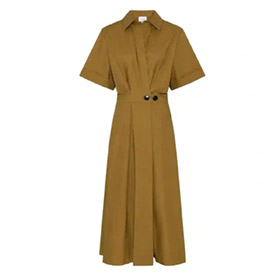 Pia Dress Khaki LA ROUGE - bild 2