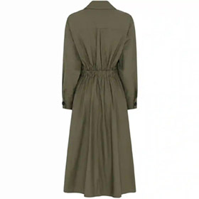 Pia Dress LS Army Green  LA ROUGE - bild 2