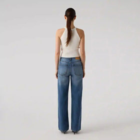 Relaxed Straight Jeans Midstone SABURO - bild 3