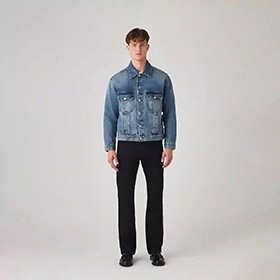 Relaxed Trucker Jacket Mid Stone SABURO - bild 3