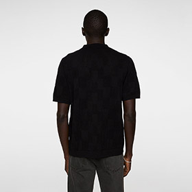 Reymond Stacked Bridge Polo Black  J LINDEBERG - bild 3