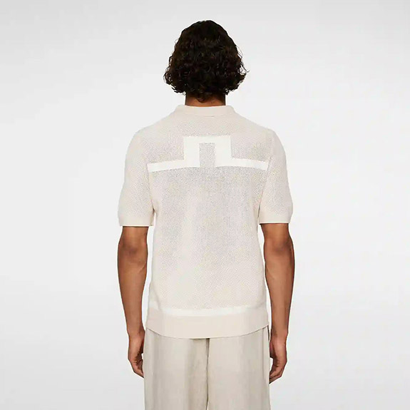Reymond Strukture Knit Polo Moonbeam J.LINDEBERG - bild 3