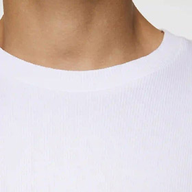 Rob Slim Rib Tee White J LINDEBERG - bild 2