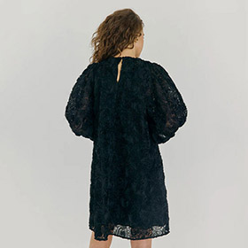 Rose Dress Black NORR - bild 2