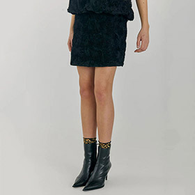 Rose Skirt Black NORR - bild 2