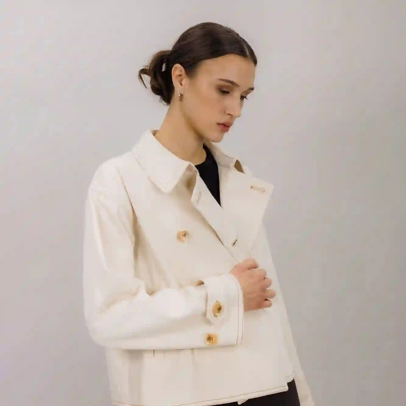 Sajma Trenchcoat Cream URBAN PIONEERS - bild 2