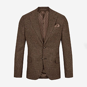 Sherman Kashmir Blazer Brunmelerad - bild 2