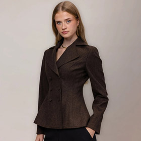 Sandra Blazer Dark Brown - bild 2