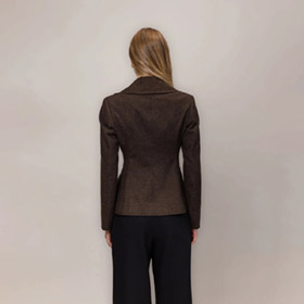 Sandra Blazer Dark Brown - bild 3