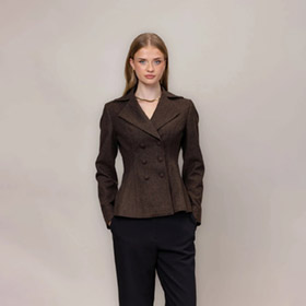 Sandra Blazer Dark Brown - bild 1