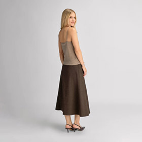 Sandra Maxi Skirt Dk Brown URBAN PIONEERS - bild 3