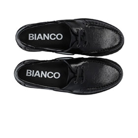 Seglar Sko Svart Lack BIANCO - bild 3