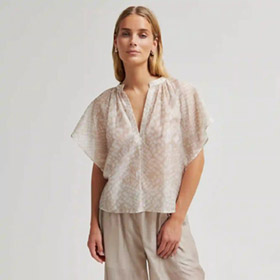 Shades Blouse Taupe SECOND FEMALE - bild 2