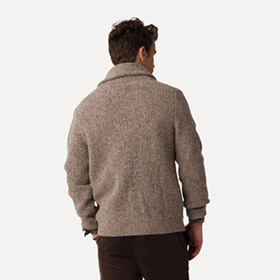 Shawl Collar Cardigan Nougat LESS WORRIES - bild 4