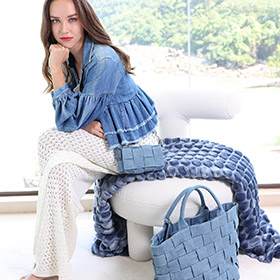 Shopper Braided Denim - bild 2