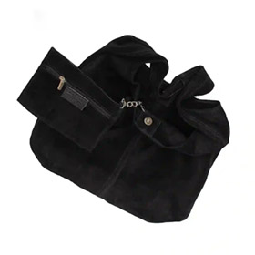 Shoppingv�ska Terni Suede Black - bild 2