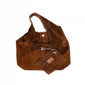 Shoppingv�ska Terni Suede Milk Choclolate LATALIA - bild 2