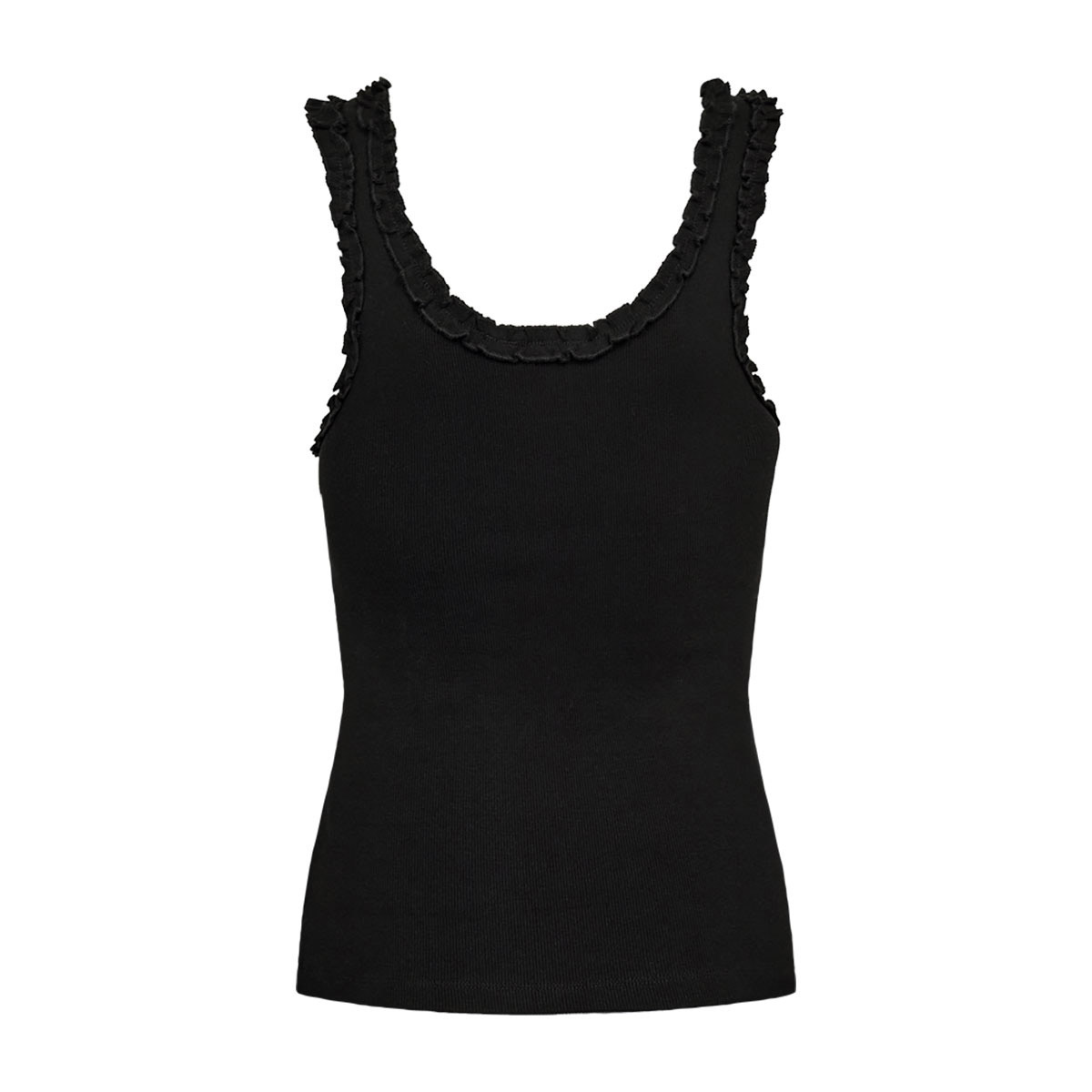 Siv Top Ribbed Black COPENHAGEN MUSE - bild 2